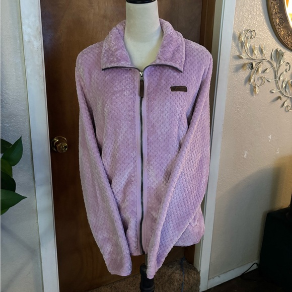 Pink Columbia zip up sweater - Picture 3 of 12